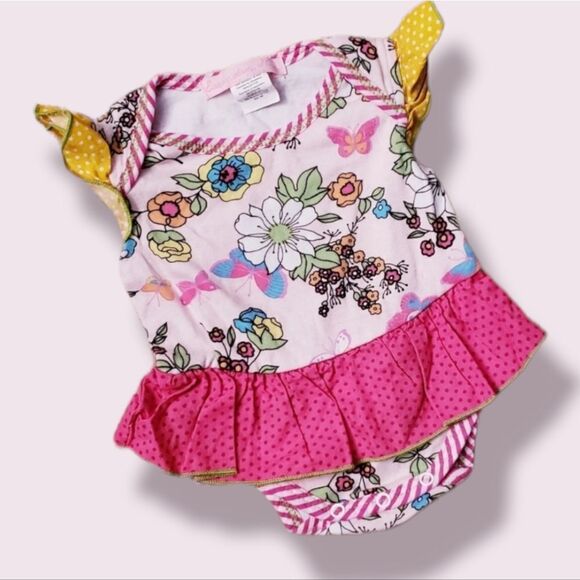 Everyday Nay Butterfly Ruffle Romper - Picture 1 of 6